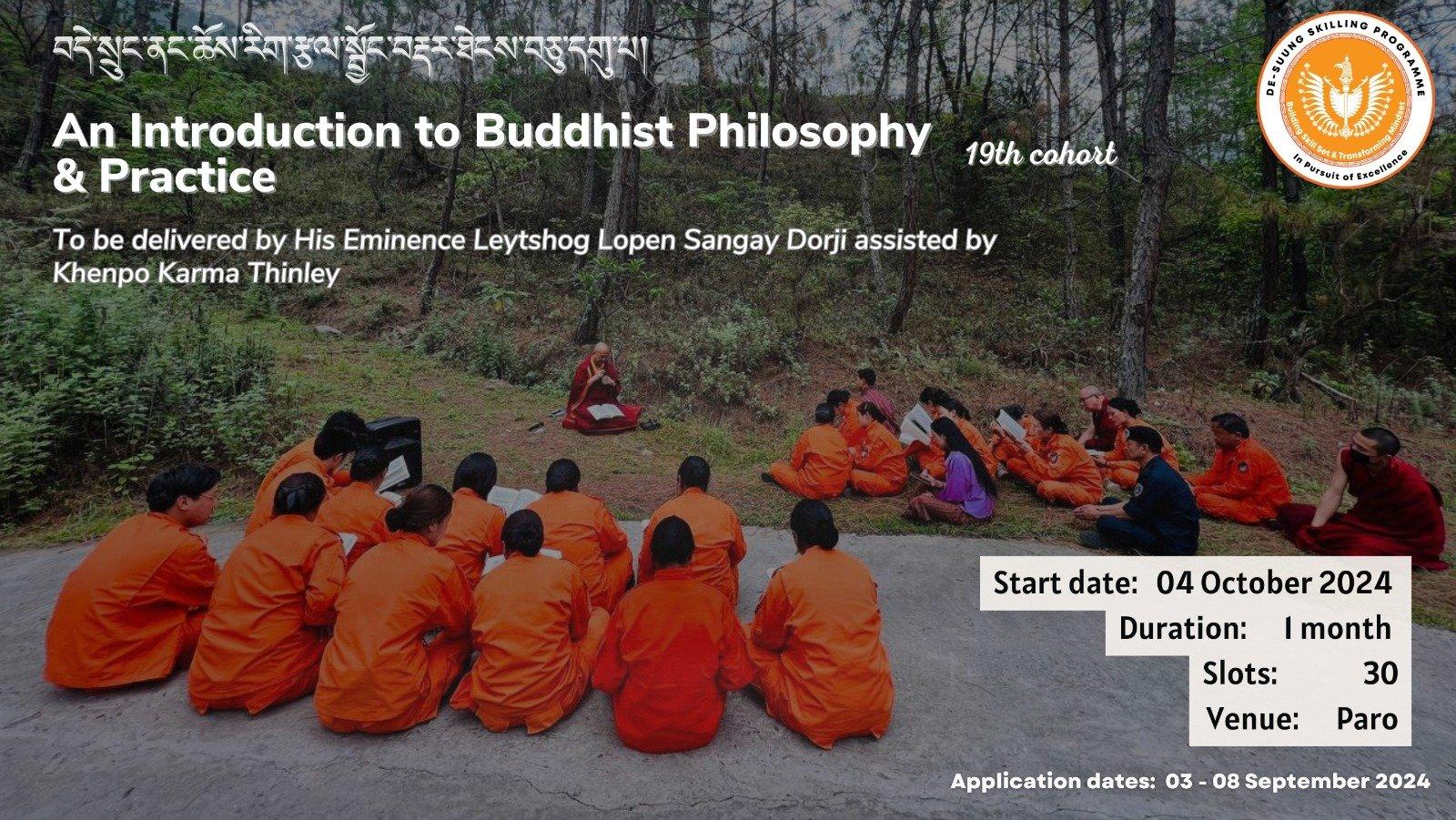 An Introduction to Buddhist Philosophy & Practice